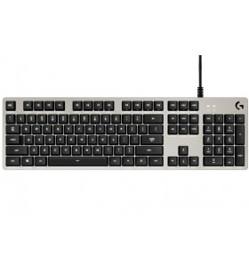 Logitech G413 tastaturi USB QWERTZ Germană Argint