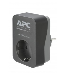 APC PME1WB-GR dispozitive de protecție la supratensiuni 1 ieșire(i) AC 230 V Negru, Gri