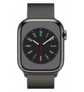 Apple Watch Series 8 GPS + Cellular 41mm Graphite Stainless Steel Case / Graphite Milanese Loop