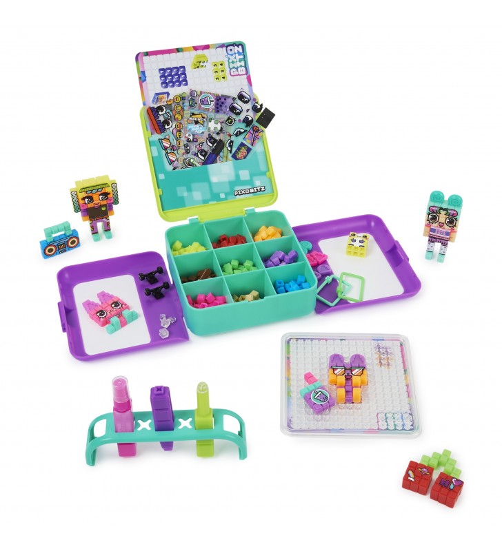 Spin Master Pixobitz Studio | Gioco creativo per bambini e bambine | 500 bitz idroadesivi | Decorazioni e accessori per
