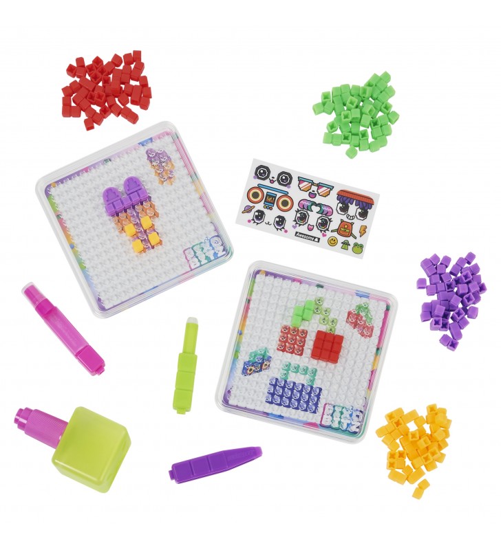 Spin Master Pixobitz Studio | Gioco creativo per bambini e bambine | 500 bitz idroadesivi | Decorazioni e accessori per