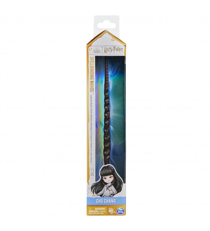 Wizarding World Harry Potter, Spellbinding Wand di Cho Chang da 30,5 cm, con carta incantesimo da collezione, giocattoli per