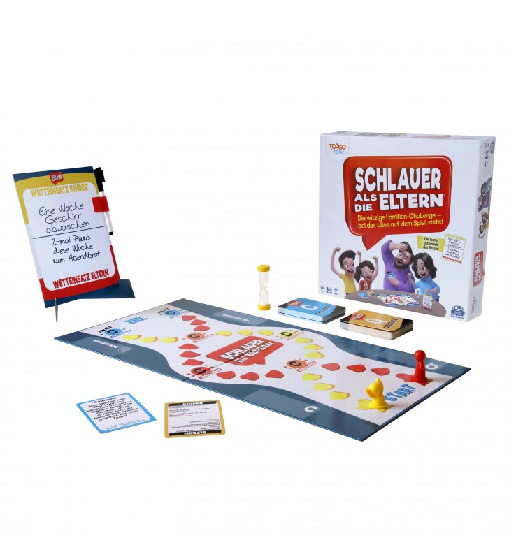 Spin Master Games Sfida i tuoi, classico gioco a quiz per tutta la famiglia, bambini contro genitori, dai 6 anni in su