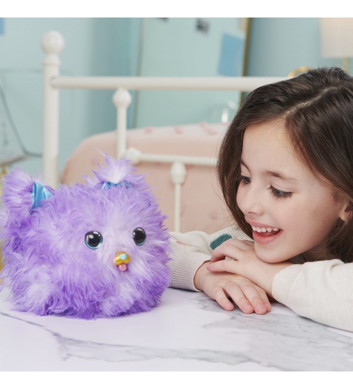 Spin Master Fur Fluffs , Pupper-Fluff, animale giocattolo interattivo a sorpresa con oltre 100 suoni e reazioni, per bambine