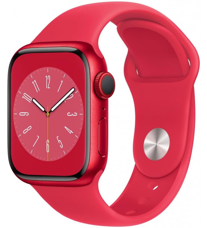 Apple Watch Series 8 GPS + Cellular 41mm (PRODUCT)RED Aluminium Case / (PRODUCT)RED Sport Band Regu.