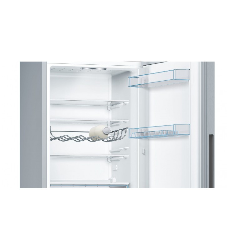 Bosch Serie 4 KGV33VLEA frigorifero con congelatore Libera installazione 289 L E Acciaio inossidabile