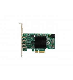 HighPoint RU1344D PCI-Express 3.0 x8 Low Profile USB 3.2 PCIe 3.0 x4 4-Port USB 3.2 10G Controller