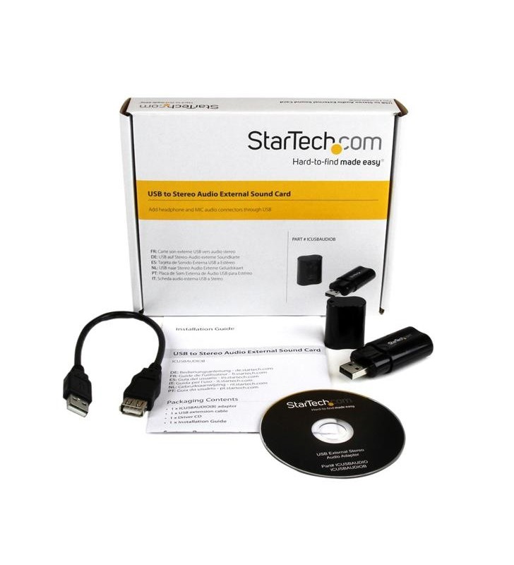 StarTech.com ICUSBAUDIOB plăci de sunet USB