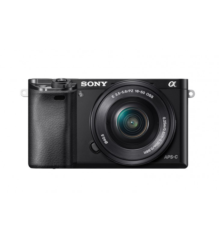 Sony α Alpha 6000L, fotocamera mirrorless con obiettivo 16-50 mm, attacco E, sensore APS-C, 24.3 MP, nero