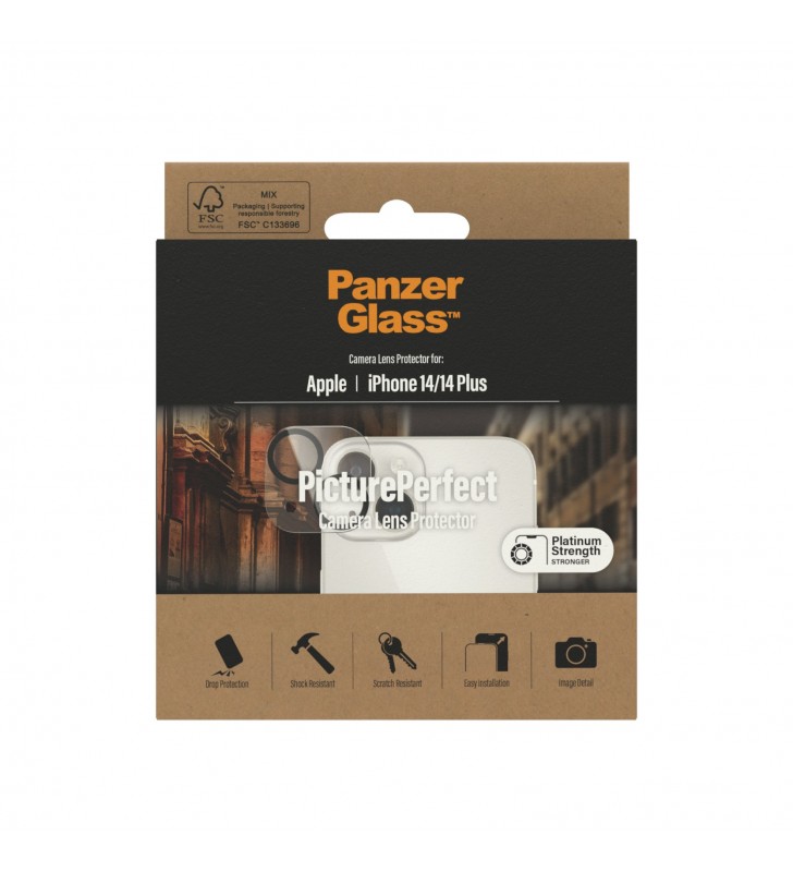 PanzerGlass Kamera Protector für Apple iPhone 2022 6.1"/6.7" Max Pellicola proteggischermo trasparente 1 pz