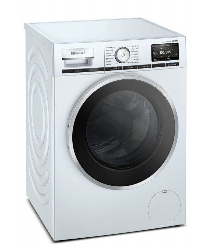 Siemens iQ800 WM14VG44 lavatrice Caricamento frontale 9 kg 1400 Giri/min A Bianco