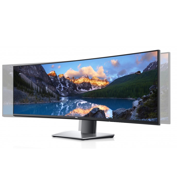 DELL U4919DW 124,5 cm (49") 5120 x 1440 Pixel UltraWide Dual Quad HD LCD Negru, Argint