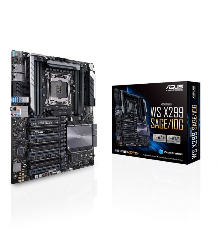 ASUS WS X299 SAGE/10G plăci de bază pentru servere/stații de lucru LGA 2066 (Socket R4) CEB Intel® X299