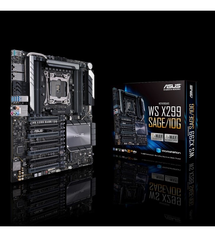 ASUS WS X299 SAGE/10G plăci de bază pentru servere/stații de lucru LGA 2066 (Socket R4) CEB Intel® X299