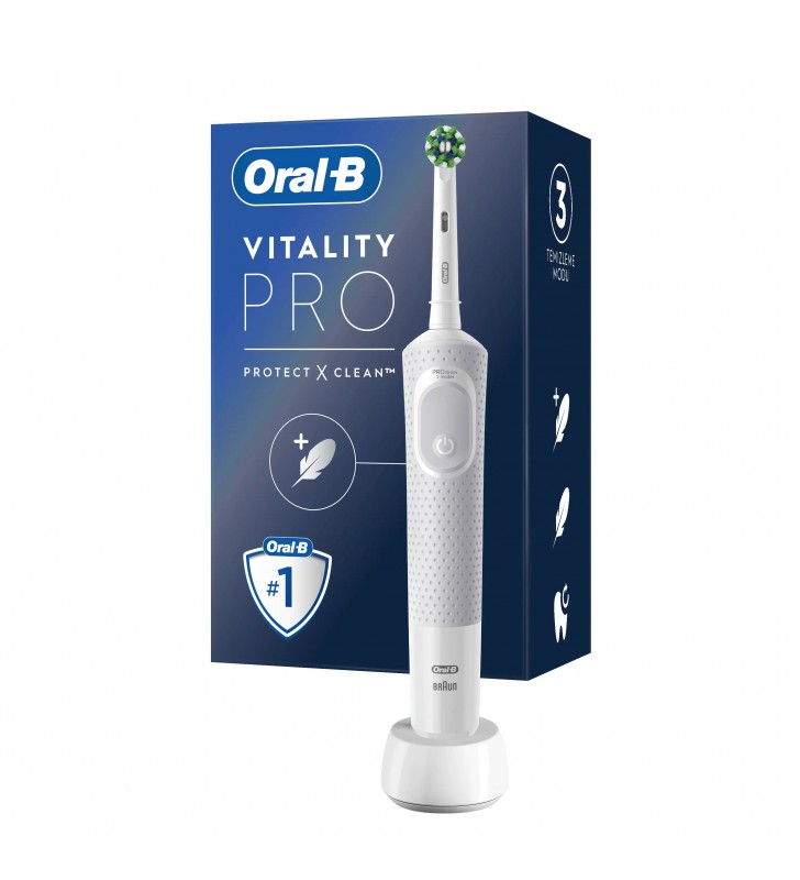 Oral-B Vitality Pro Adulto Spazzolino rotante-oscillante Grigio, Bianco