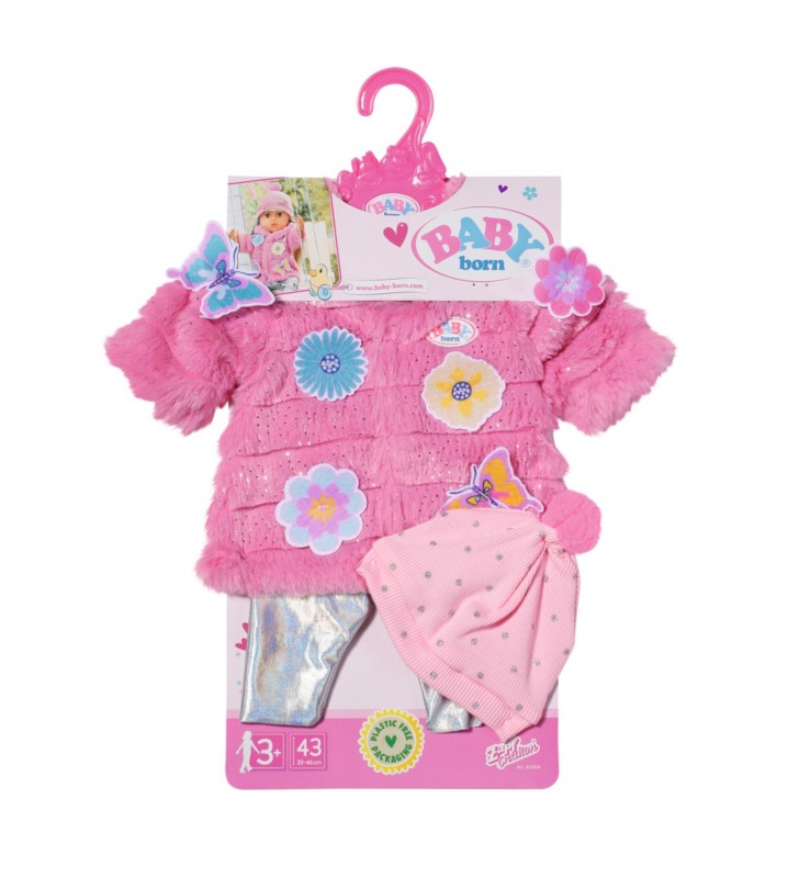 BABY born Pink Coat Set 43cm Set di vestiti per bambola