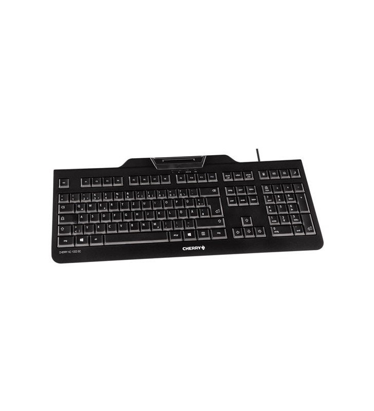 CHERRY KC 1000 SC tastaturi USB Pan Nordic Negru