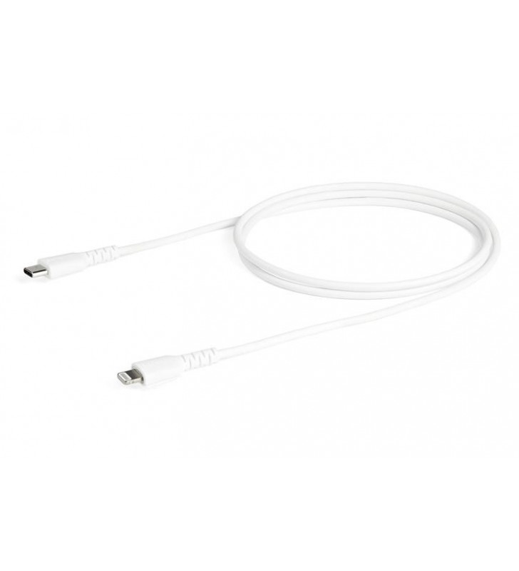 StarTech.com RUSBCLTMM1MW cabluri pentru telefoanele mobile Alb USB C Conector Lightning 1 m