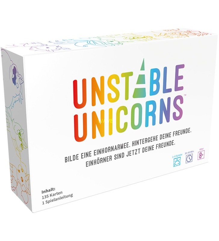 Unstable Unicorns, Kartenspiel