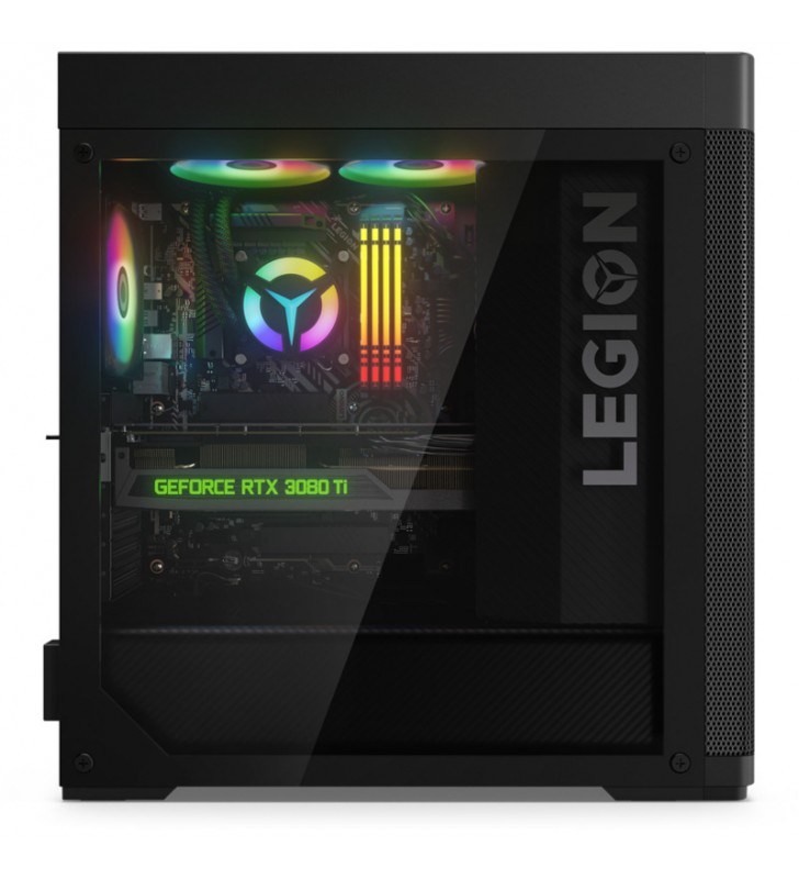 Desktop PC Lenovo Gaming Legion T7 34IAZ7, Procesor Intel® Core™ i9-12900KF 3.2GHz Alder Lake, 64GB RAM, 2TB SSD + 1TB SSD, GeForce RTX 3080 Ti 12GB, no OS