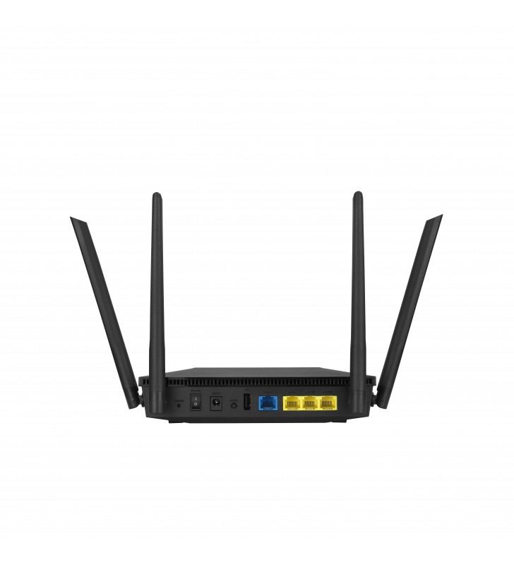 ASUS RT-AX1800U router wireless Gigabit Ethernet Dual-band (2.4 GHz/5 GHz) Nero