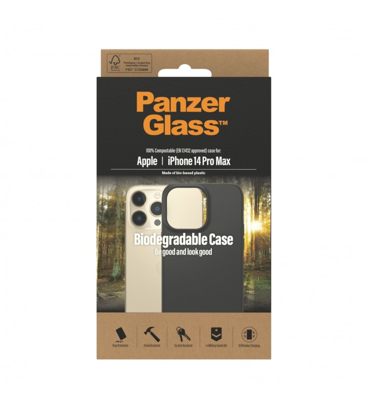 PanzerGlass Biodegradable Case Apple iP custodia per cellulare Cover Trasparente