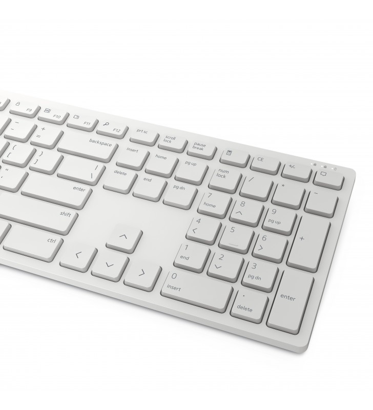 DELL KM5221W-WH tastiera Mouse incluso RF Wireless QWERTY US International Bianco