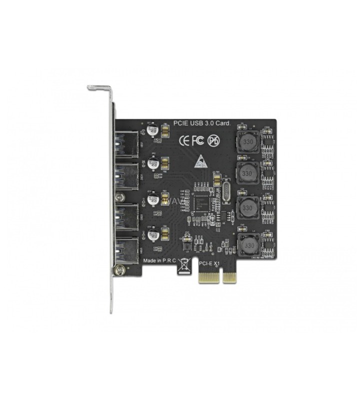 PCIe x1 zu 4x ext. USB Typ-A USB 3.2 Gen 1, USB-Controller