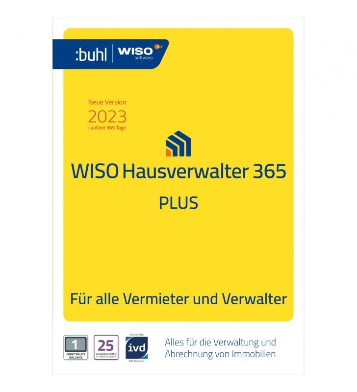 WISO Hausverwalter 365 Plus, Finanz-Software