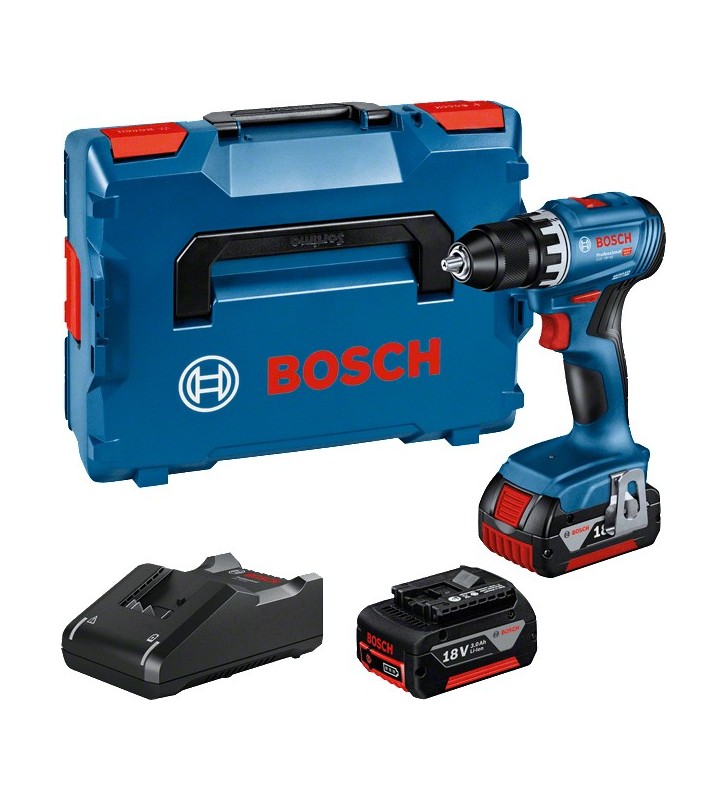 Bosch GSR 18V-45 Professional 500 Giri/min Senza chiave 900 g Nero, Blu