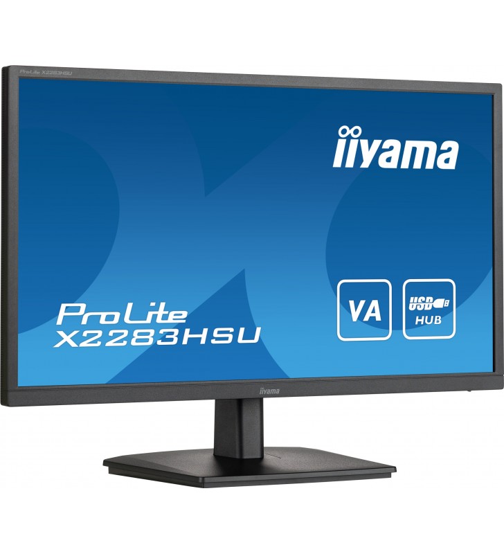 iiyama ProLite X2283HSU-B1 Monitor PC 54,6 cm (21.5") 1920 x 1080 Pixel Full HD LCD Nero