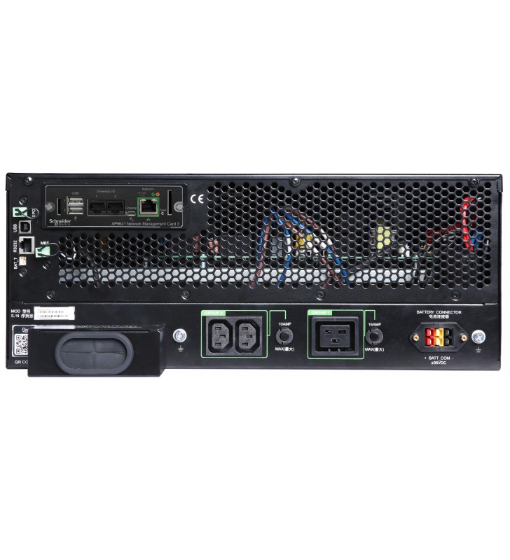 APC SRTG5KXLI gruppo di continuità (UPS) Doppia conversione (online) 5 kVA 5000 W 3 presa(e) AC