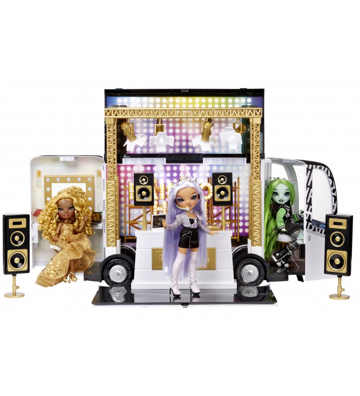 MGA Entertainment Rainbow Vision World Tour Bus & Stage Set da gioco per bambole
