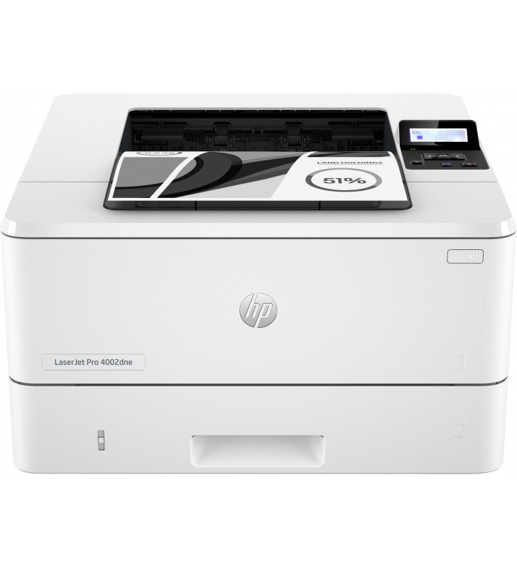 HP LaserJet Pro Stampante HP 4002dne, Bianco e nero, Stampante per Piccole e medie imprese, Stampa, HP+ idonea a HP Instant Ink