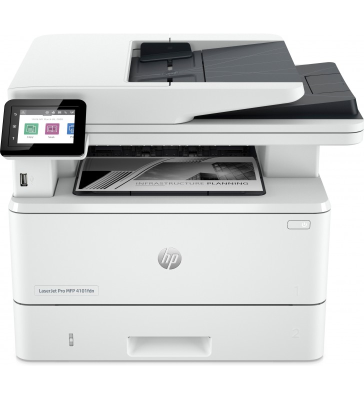 HP LaserJet Pro Stampante multifunzione 4102fdw, Bianco e nero, Stampante per Piccole e medie imprese, Stampa, copia,