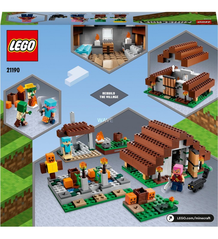 21190 Minecraft Das verlassene Dorf, Konstruktionsspielzeug