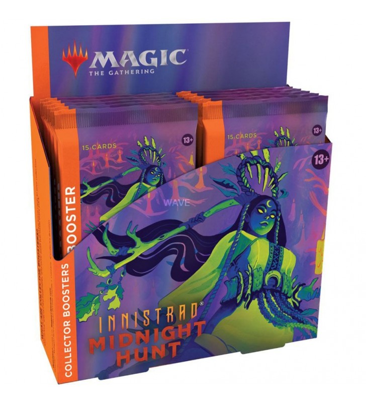 Magic: The Gathering Innistrad: Midnight Hunt Sammler-Booster Display englisch, Sammelkarten