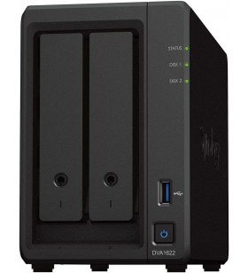 Synology Deep Learning Video Analytics 16-Channel DVA1622 NVR with HDMI Video Output