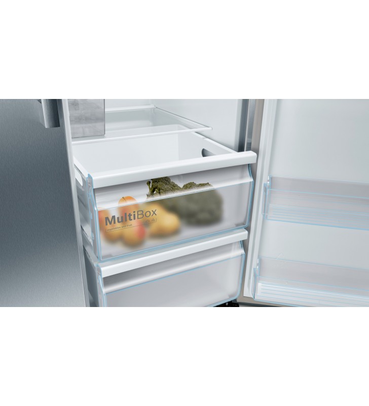 Bosch Serie 6 KAI93VIFP frigorifero side-by-side Libera installazione 562 L F Acciaio inossidabile