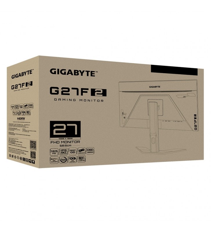 Gigabyte G27F 2 Monitor PC 68,6 cm (27") 1920 x 1080 Pixel Full HD LED Nero