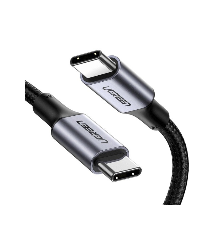 Ugreen 70427 cavo USB 1 m USB 2.0 USB C Nero, Argento