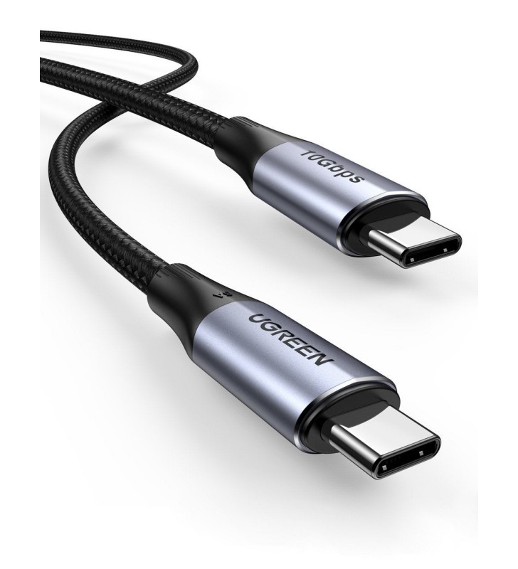 Ugreen 80150 cavo USB USB 3.2 Gen 2 (3.1 Gen 2) USB C Nero