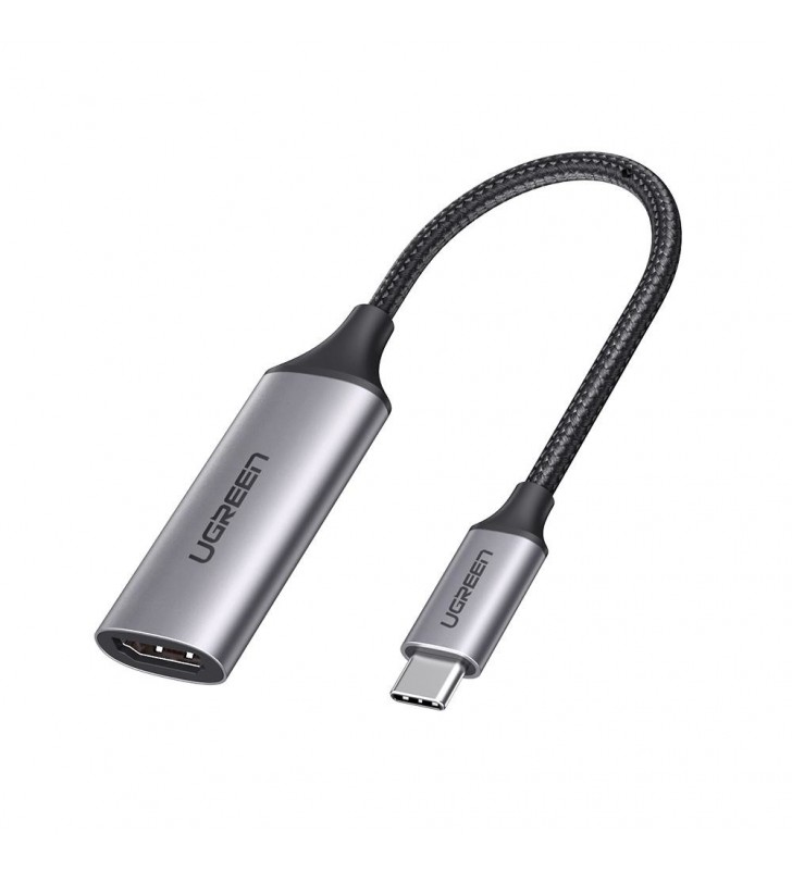 Ugreen 70444 cavo e adattatore video HDMI tipo A (Standard) USB tipo-C Alluminio, Nero