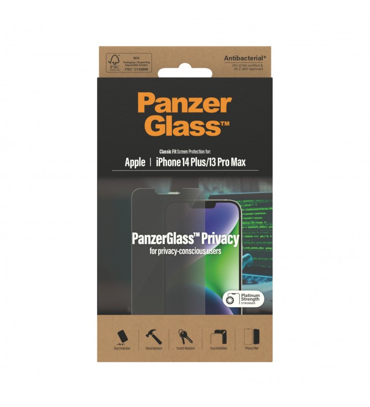 PanzerGlass Classic Fit Privacy Apple i Pellicola proteggischermo trasparente 1 pz