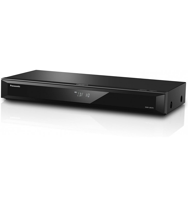 Panasonic DMR-UBS70EGK Ultra HD Blu-ray Recorder (500GB HDD, 4K Blu-ray Disc, 4K VoD, UHD TV Reception, 2x DVB-S2, Black)