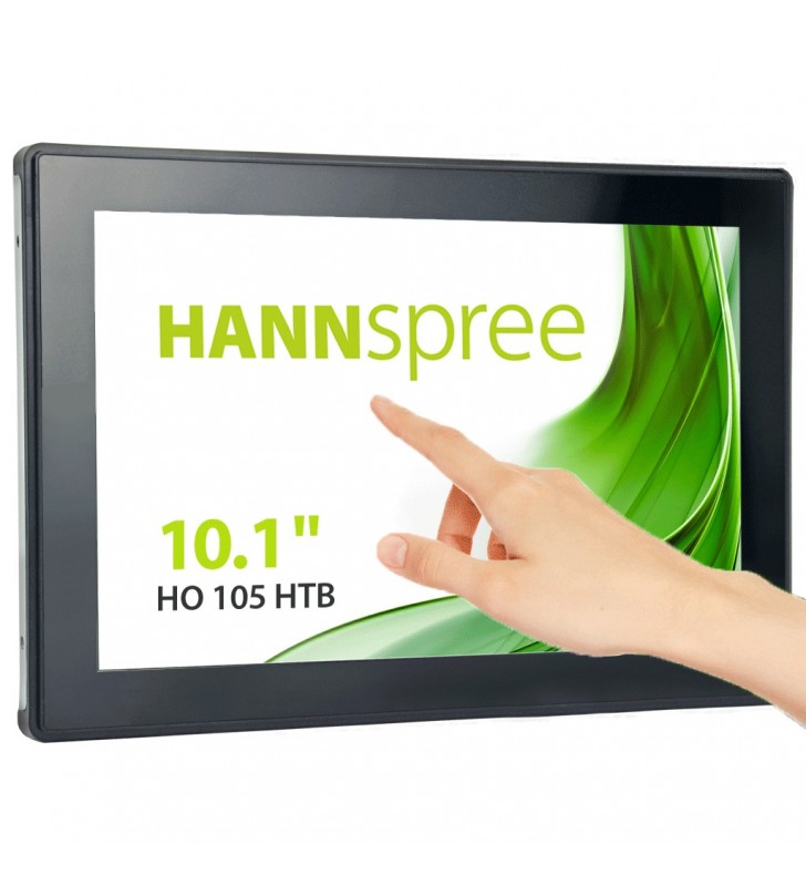 Hannspree Open Frame HO 105 HTB Pannello piatto per segnaletica digitale 25,6 cm (10.1") LCD 350 cd/m² HD Nero Touch screen