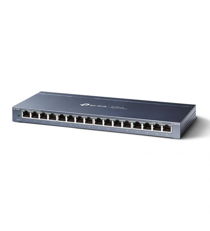 TP-LINK TL-SG116 switch-uri Fara management Gigabit Ethernet (10/100/1000) Negru