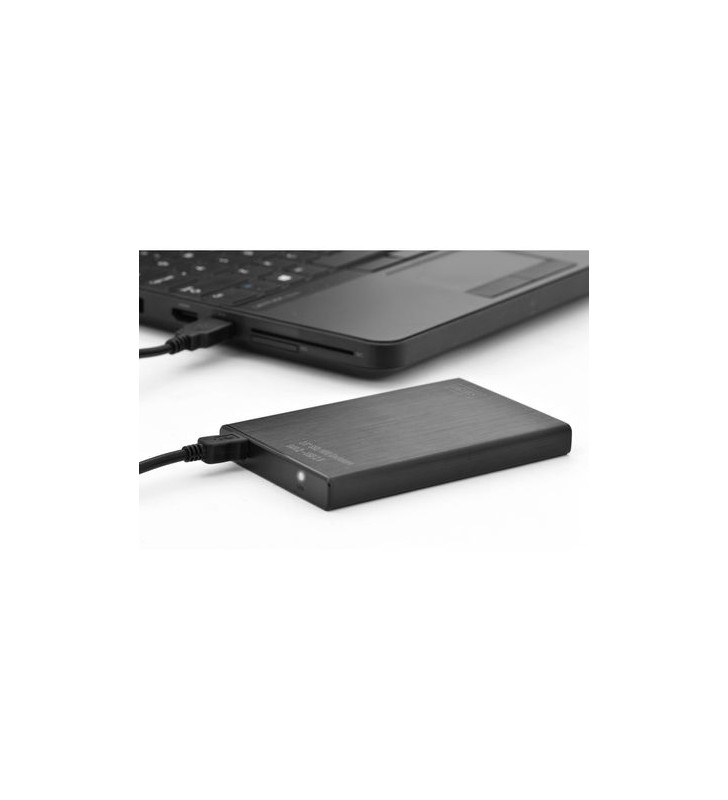 DIGITUS SSD/HDDENCLOSURE/SATA I-II USB 2.0 ALU W/O PSU