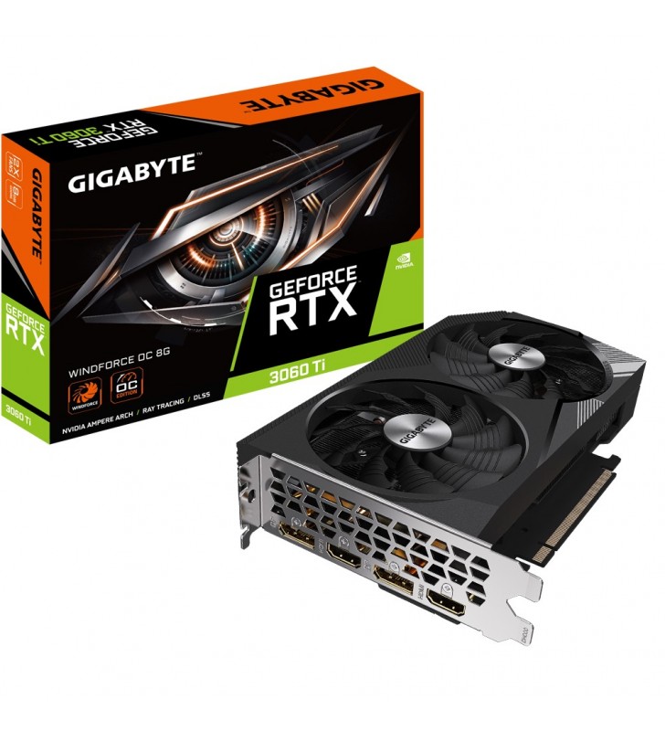 Gigabyte GeForce RTX 3060 Ti WINDFORCE OC 8G NVIDIA 8 GB GDDR6