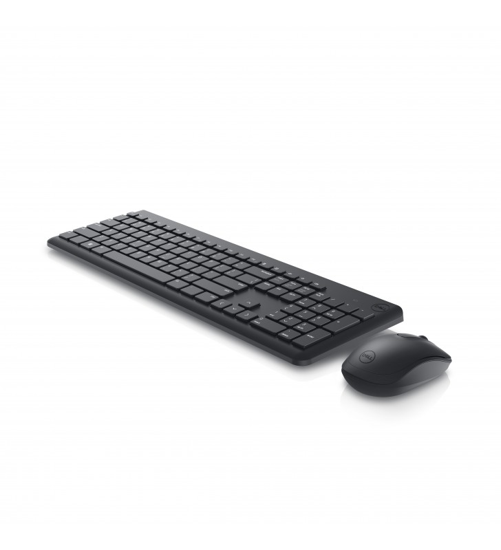 DELL KM3322W tastiera Mouse incluso RF Wireless US International Nero